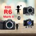 【買いか?】Canon『EOS R6 Mark II』と『EOS R6』『α7IV』スペック比較